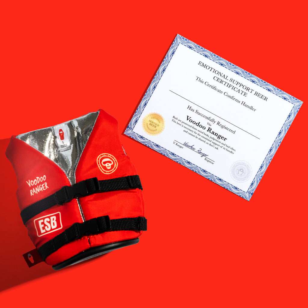 Emotional Support Beer Vest